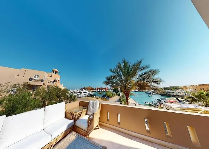 Stylish 3 Brooms Mb1at Marina Abu-tig With Marina View Hurghada